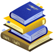 Book pile Johana Siendones