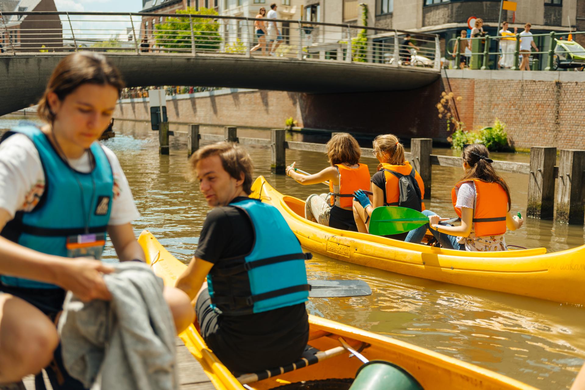 Met de kano door gent