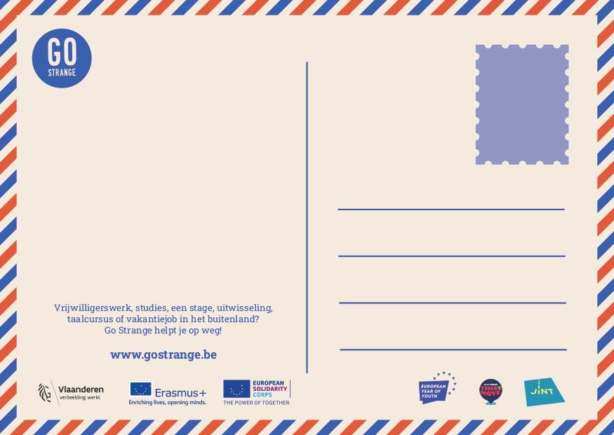 Postkaart achterkant